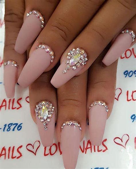 natural bling nails|bling nail designs photos.